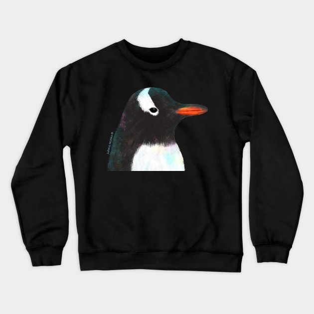 Gentoo Penguin Crewneck Sweatshirt by julianamotzko